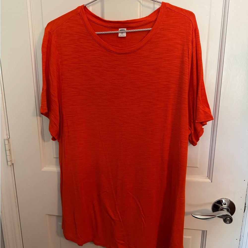 Old Navy Luxe Orange Tee